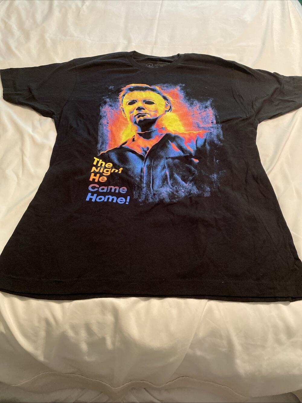 Halloween Michael Myers John Carpenter Horror Graphic T-Shirt Men SZ Large